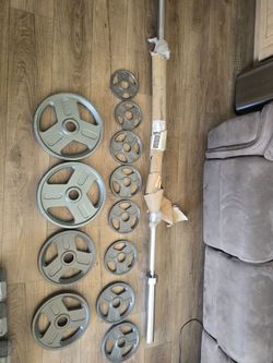 Weider Olympic Barbell set ( not sold separately)