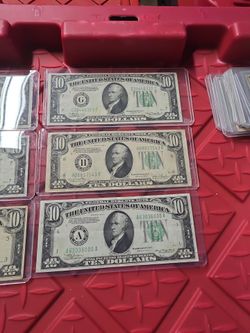 Collectible Coins & Currency Ten Dollar Bills