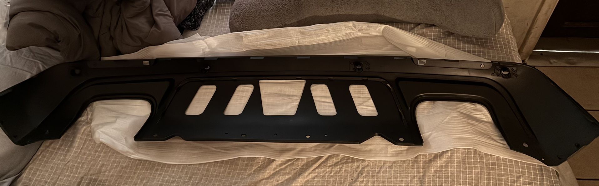 Dodge Challenger Rear Diffuser With A Third Brake Light