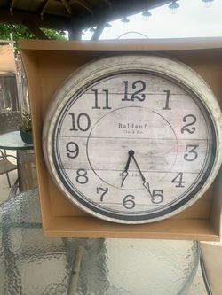 30 inch round wall clock