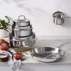 HENCKELS 18/10 Stainless Steel Cookware Set – Induction Ready, Multi-Size Pots & Pans with Lids “NEW”