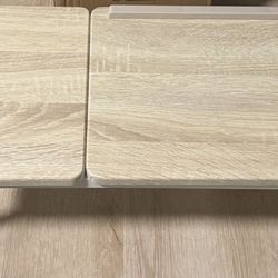 Mini Wooden Table Foldable Can Be Up & Down To Adjustable Position For Laptop, Ipad Like New