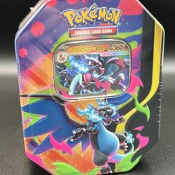 Pokemon Mega Charizard X Tin 