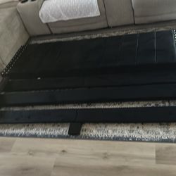 Black velvet head board and frame