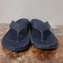Nuusol Cascade Flip Flops Women's Sz 12 Men's Sz 11 Navy 