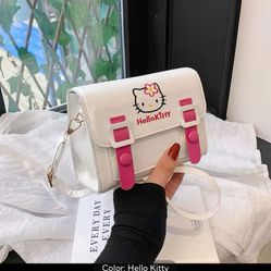 Brand New White And Pink Hello Kitty Sanrio Purse Bag