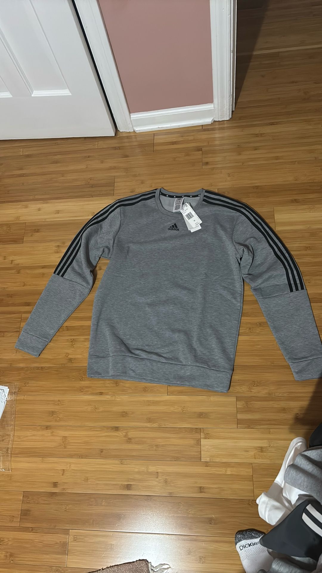 Gray adidas crewneck