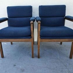 Pair Of Vintage Club Chairs 