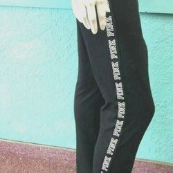 VS Pink Leggings Size LG