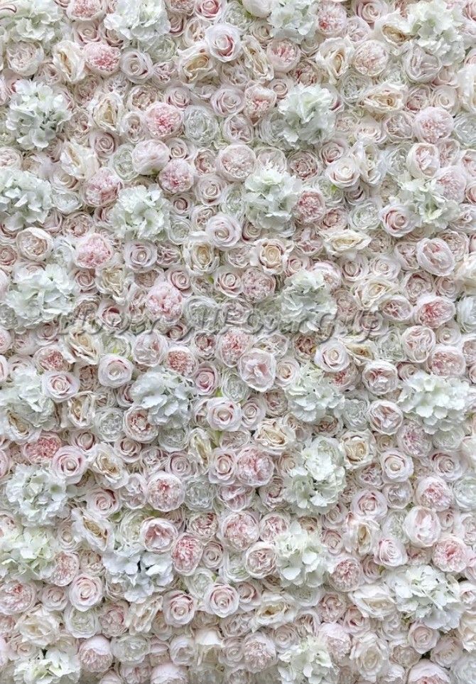 10x10 Wedding Flower Wall
