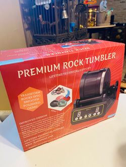 Brand New Kool Stone Premium Rock Tumbler. 1 LB of Rocks 2.5 lb Capacity
