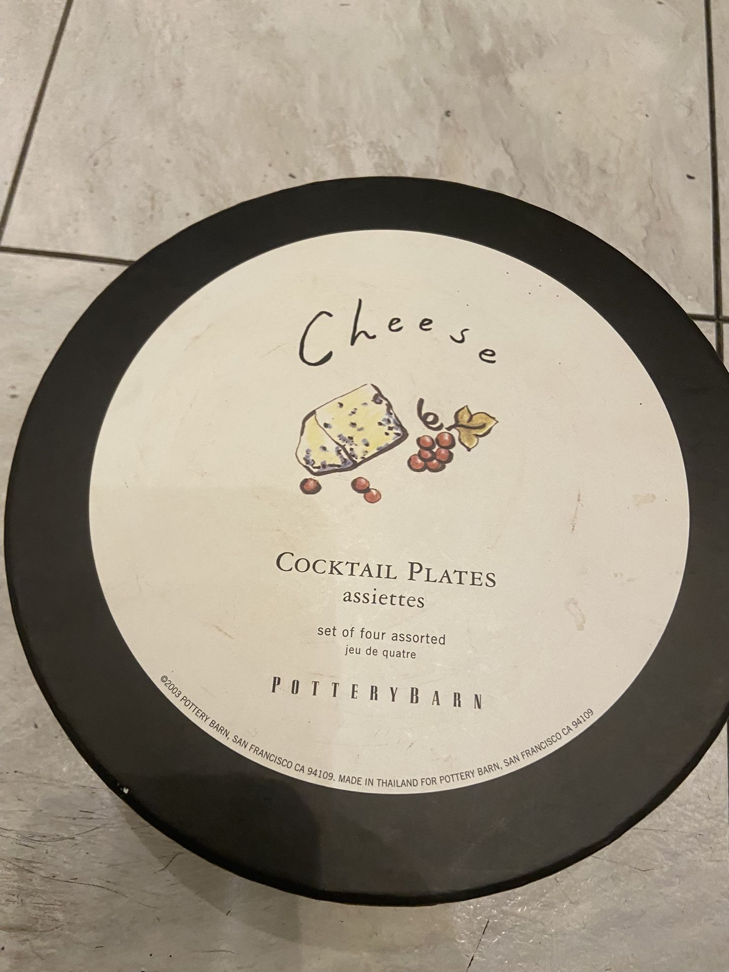 Pottery Barn Cocktail Plates