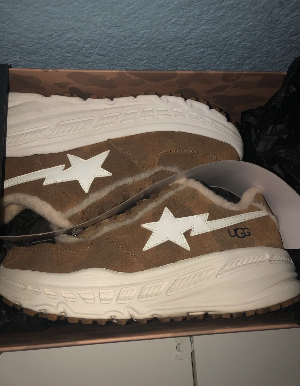 Bape X Ugg Size 11.5 Bapesta