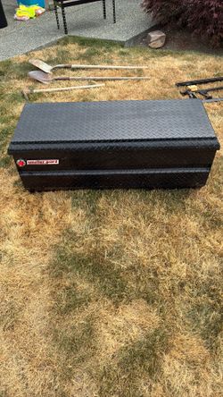 Truck Tool Box. Black.
