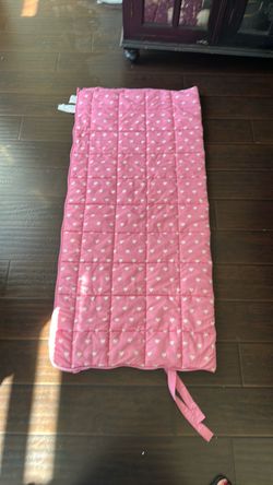 Pottery Barn Kids Sleeping bag pink hearts