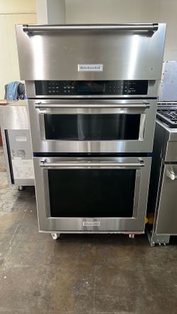 KITCHEN AID 30”WIDE BUILT IN MICROWAVE OVEN COMBO