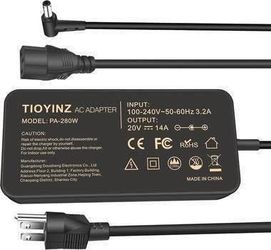 New 280W AC Charger for ASUS ROG Strix G15 Gaming Laptop Adapter 20V 14A 6.0x3.7mm