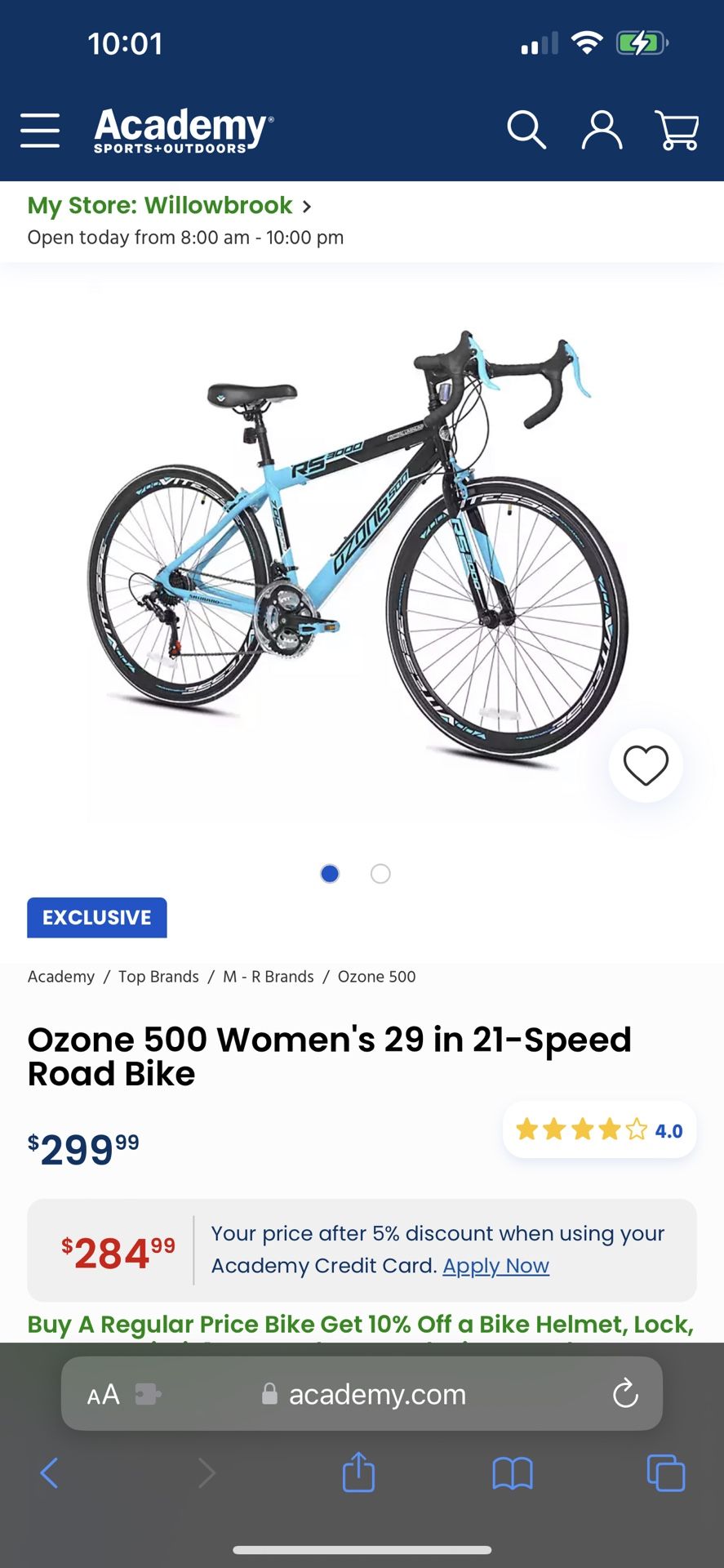 Ozone 500 road bike sale