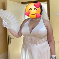 Satin A-Line Wedding Dress