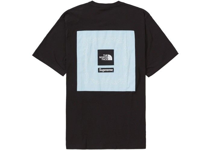 Supreme X The North Face Bandana Tee Size Medium