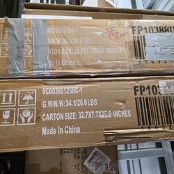 TWO (2) Electric Fireplace Insert Heater, 28 inch Wide, Both For $90