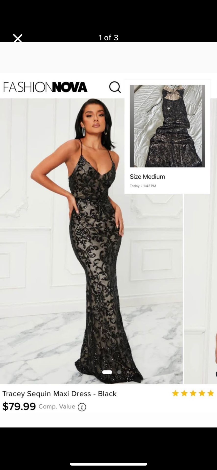 Sequin Maxi Dress