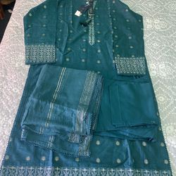 Pakistani Indian Summer Embroidered Dress