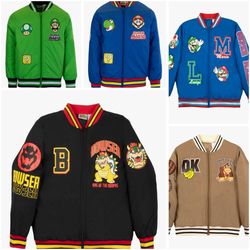 Official Nintendo Characters Bomber Jacket
