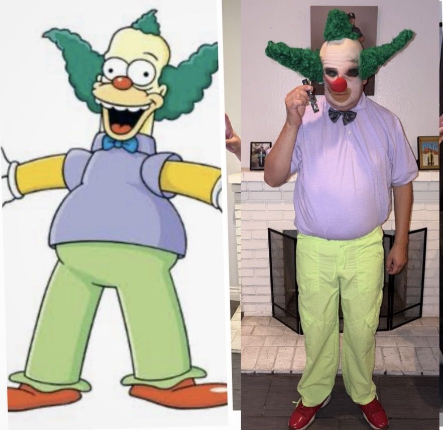 Krusty The Clown Costume 