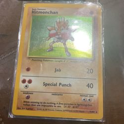 Hitmonchan 7/102 Base Set Holo Rare