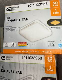 LED exhaust fan