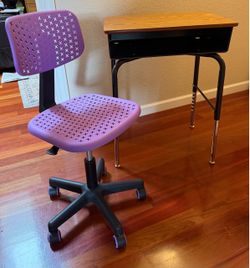Student desk and chair