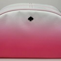 Kate Spade Jae Medium Dome Cosmetic Bag Radiant Pink NWT