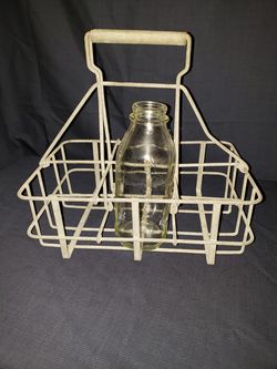 Vintage Milk Bottle carrier