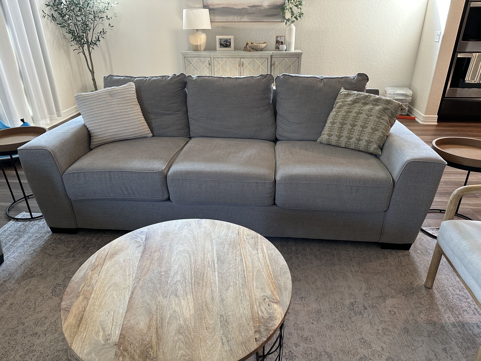 Living Spaces Parker II Sofa and Love Seat Chair