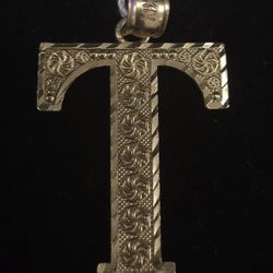 10k Gold Descriptive Pendant