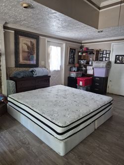 King mattress with Free box springs