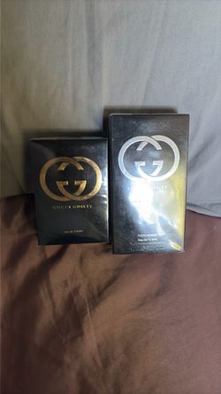 Gucchi guilty 2 cologne big and small bottle