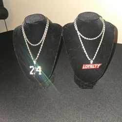 New Sliver Plated Rope Chains. 