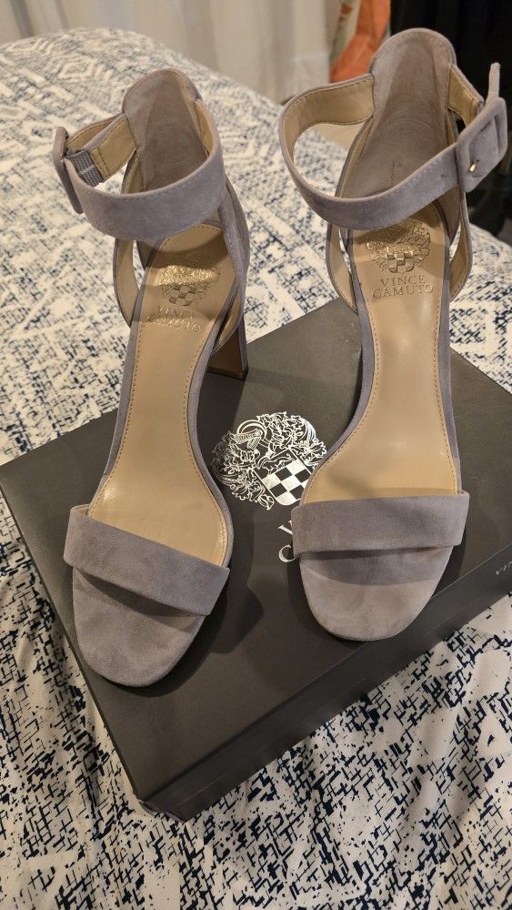 Vince Camuto Heels - Size 9.5 (Evening Grey) - Worn Once