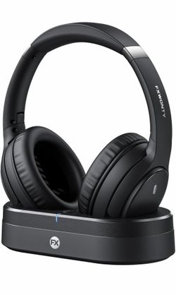 NEW/ Wireless Headphones for TV, TV Headphones Wireless for Seniors with Charging Dock, 65H Playtime, No Audio Delay, HiFi Stereo Sound, Ideal Gift fo