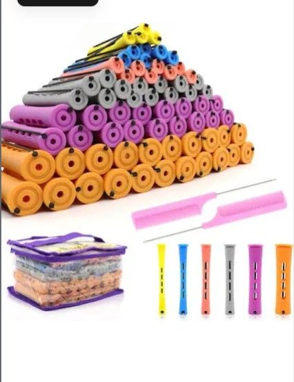 Perm Rods And Other Cosmetology Equipment For Student Entering Cosmetology