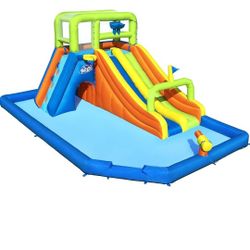 H2OGO! 19'8" x 12'4" x 8'8" Wild Tide Mega Water Park