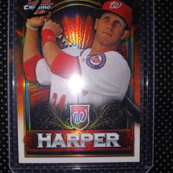 Topps Chrome Bryce Harper Rookie Card