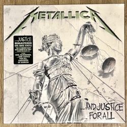 Metallica 2LP Vinyl Record 180gram - And Justice For All - New Sealed 