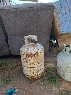Large propane tank