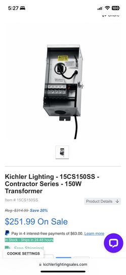 Kichler 150W Transformer
