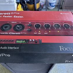 Focusrite Clarett 8Pre Audio Interface