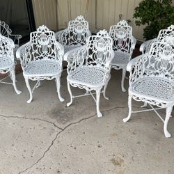 Antique Cast Iron Chairs