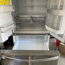 Used Stainless Steel Kenmore Elite French Door Refrigerator 